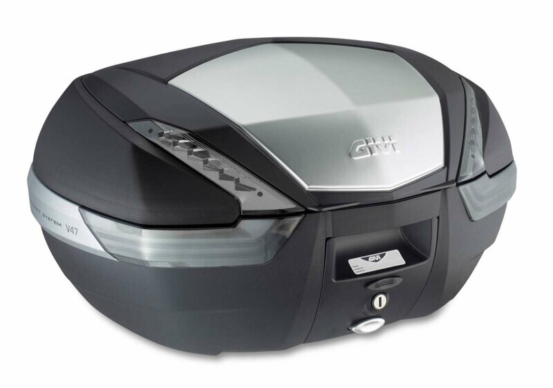 GIVI V47 Tech Monokey Topcase mit Alu Blende Volumen 47 Liter GIVI V47 Tech Monokey Topcase mit Alu Blende Volumen 47 Liter