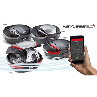 GIVI V47 Monokey Topcase , 47 Liter, mit automatischen Öffnungskit Keyless 2.0 GIVI V47 Monokey Topcase , 47 Liter, mit automatischen Öffnungskit Keyless 2.0