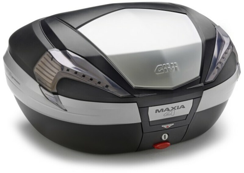 GIVI V56 MAXIA 4 KEYLESS 2.0, Modelle: V56NTKL  Topcase mit Alu Blende mit transparente Reflektoren