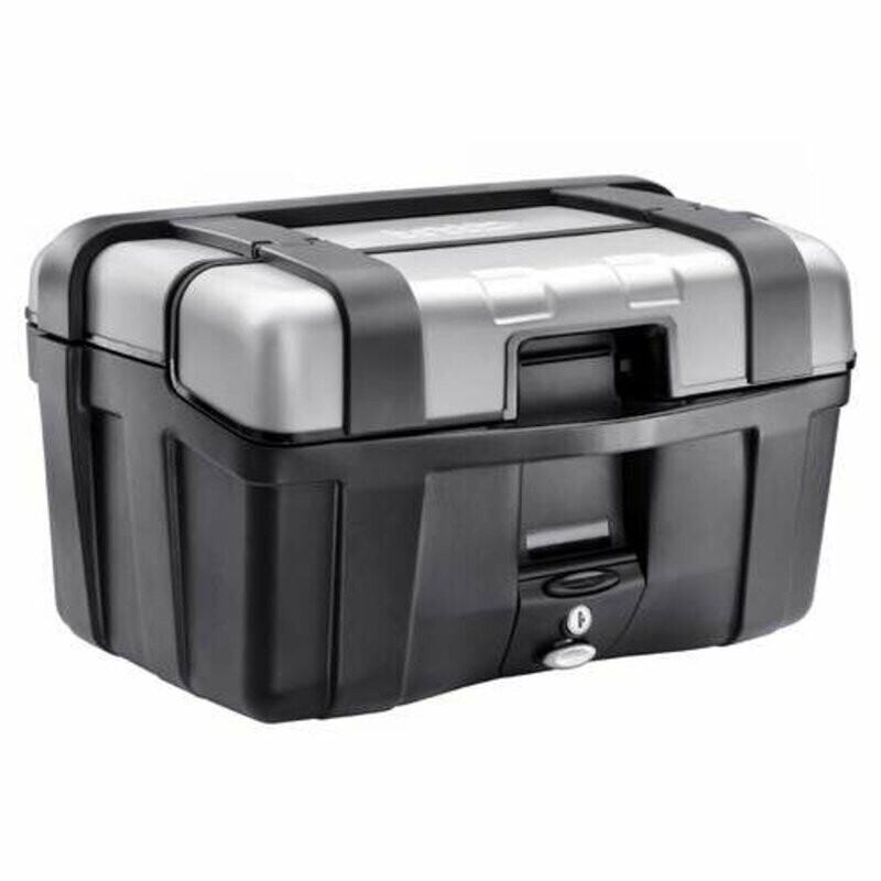 GIVI Trekker 46 - Monokey Koffer schwarz mit Alu Cover GIVI Trekker 46 - Monokey Koffer schwarz mit Alu Cover