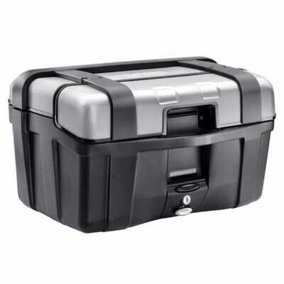 GIVI Trekker 46 - Monokey Koffer schwarz mit Alu Cover GIVI Trekker 46 - Monokey Koffer schwarz mit Alu Cover