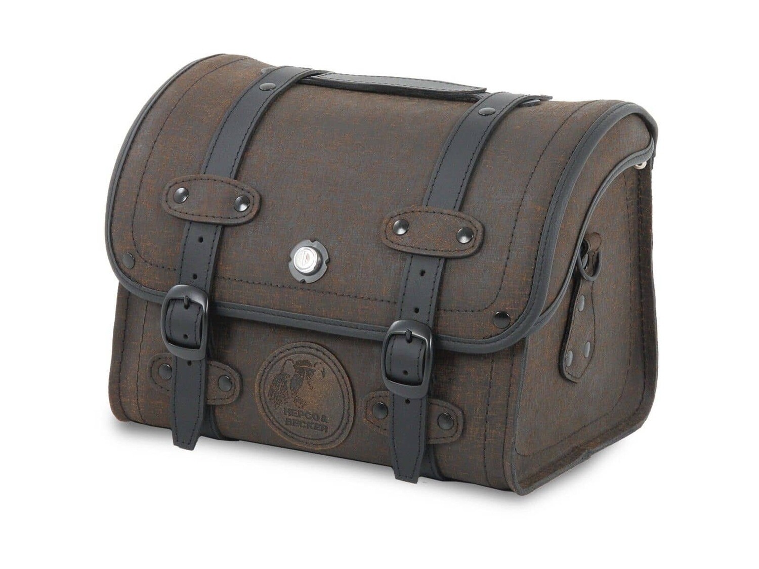 Hepco&Becker Smallbag Rugged 19 ltr. - braun inkl. Schnellverschluss für Sissybars mit Gepäckbrücke oder Rohrgepäckbrücken