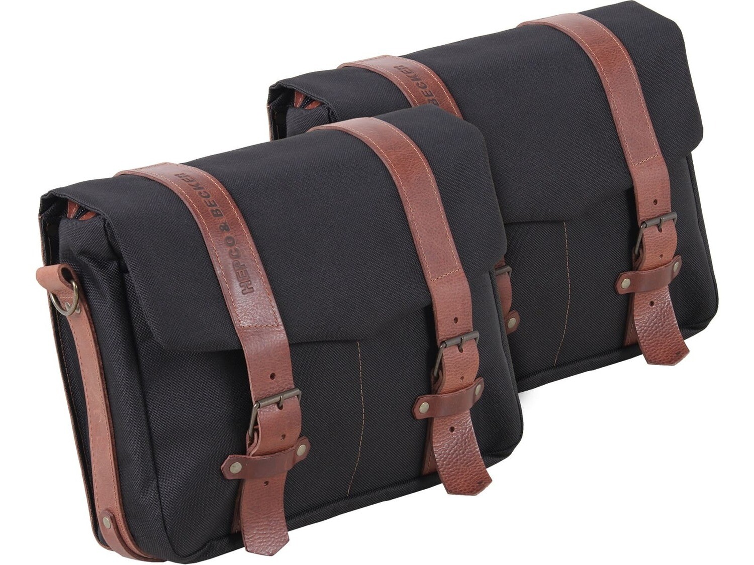 Hepco&Becker Legacy Kuriertaschenset L/L schwarz für C-Bow Halter