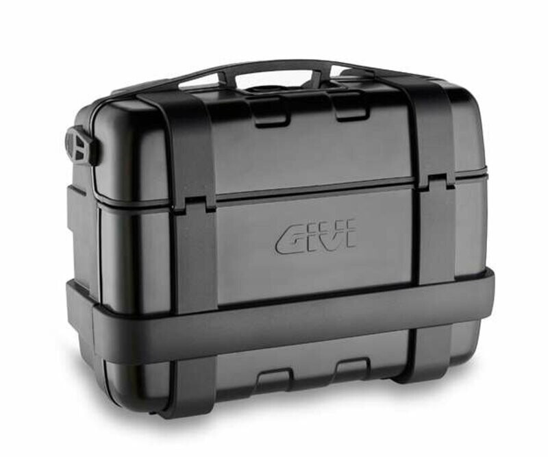 GIVI Trekker 33 - Monokey Koffer schwarz mit Cover Alu schwarz GIVI Trekker 33 - Monokey Koffer schwarz mit Cover Alu schwarz