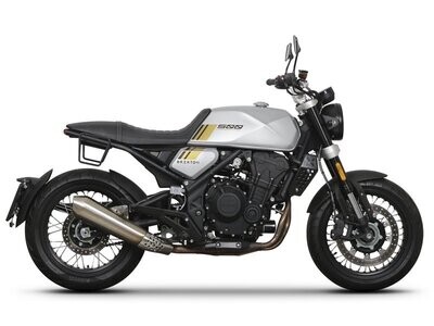 Brixton Crossfire 500 / X ABS (20-23) SHAD SR38 CAFE Satteltaschen Set 2x10L braun/schwarz re. u. li und Träger