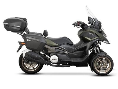 KYMCO CV3 550i ABS (2022-) SHAD SH23 Alu Koffer System 2x23 Liter inkl. Kofferträger KYMCO CV3 550i ABS (2022-) SHAD SH23 Alu Koffer System 2x23 Liter inkl. Kofferträger