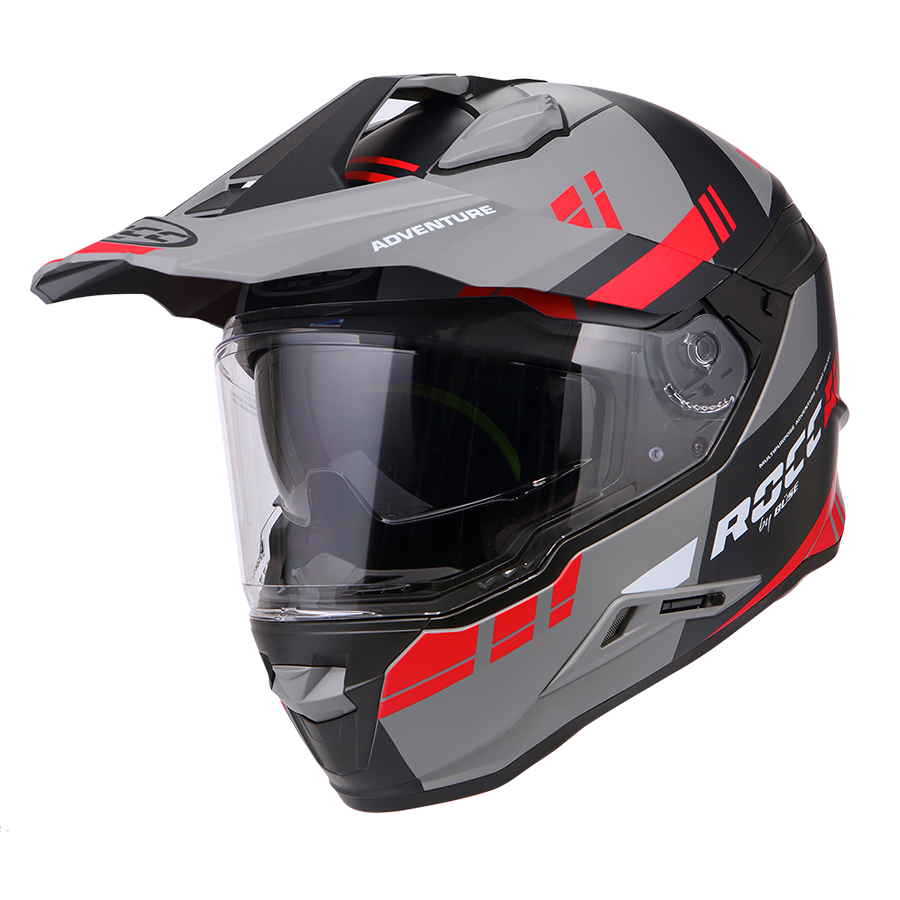 ROCC 701 ENDUROHELM CROSSHELM MATT, Farbe: schwarz/rot, Grösse: XS