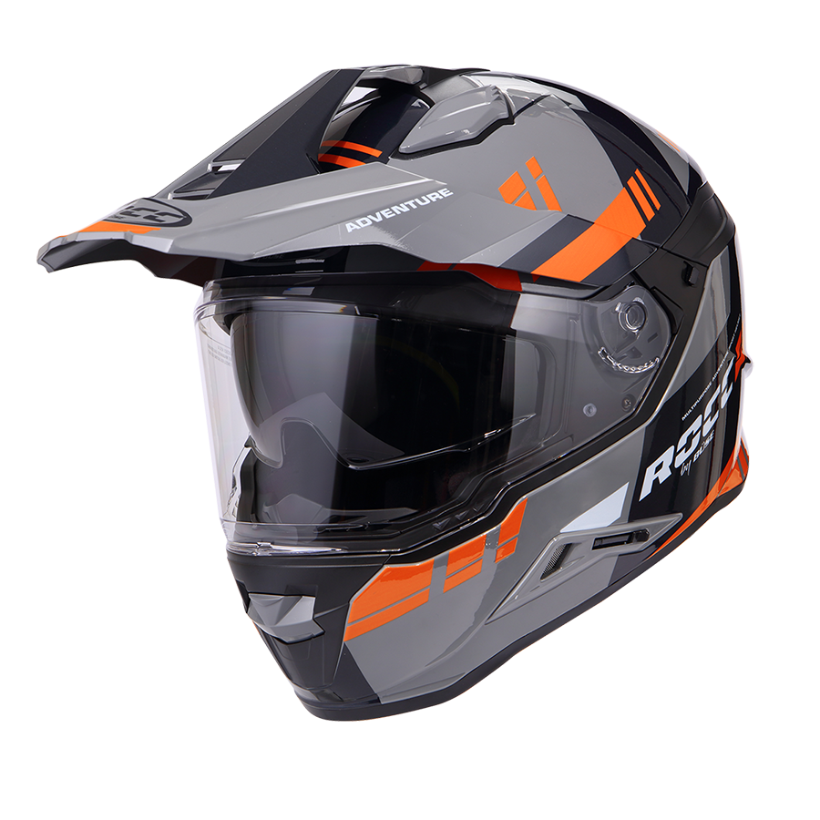 ROCC 701 ENDUROHELM CROSSHELM, Farbe: schwarz/orange, Grösse: XS