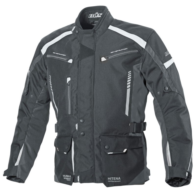 BÜSE Torino II Textiljacke schwarz/weiß