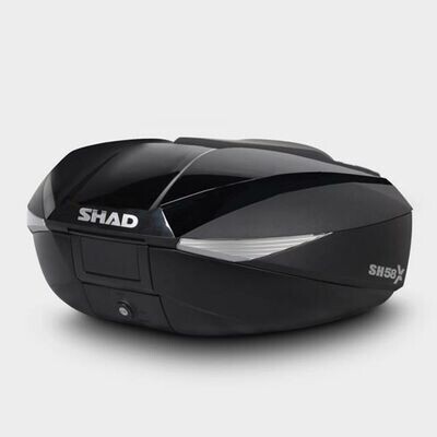 SHAD Topcase SH58X schwarz 46-58L. inkl. Trägerplatte und 1x Carbon Cover inkl.
