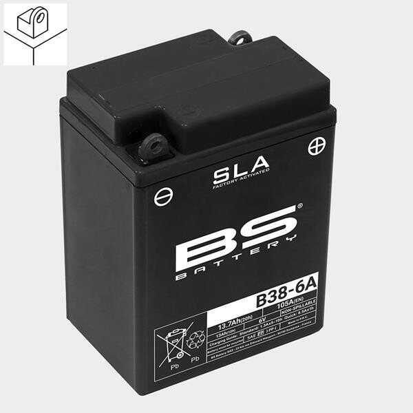 BS Batterie B38-6A SLA startbereit Für BMW R60 BS Batterie B38-6A SLA startbereit Für BMW R60