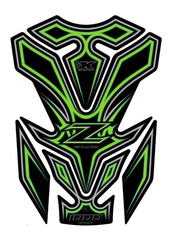 MOTOGRAFIX Benzintankschutz KAWASAKI GRÜN MOTOGRAFIX Benzintankschutz KAWASAKI GRÜN