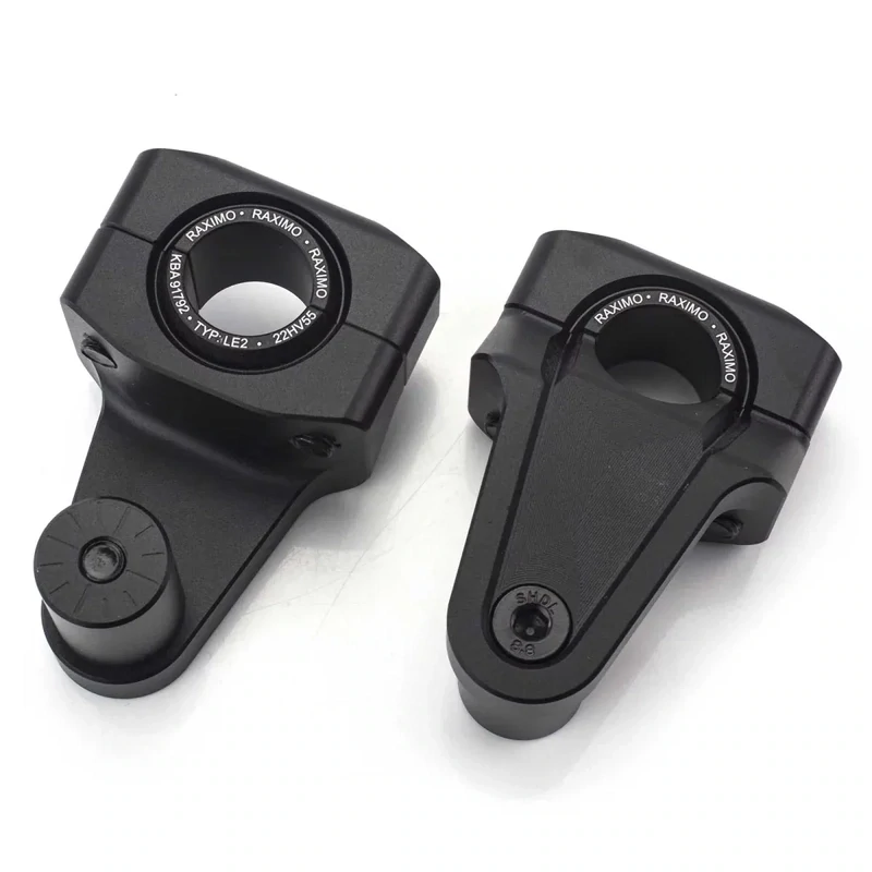RAXIMO Lenkererhöhung Riser Vario mit ABE für Lenker 22,2mm, 55mm Höhe schwarz RAXIMO Lenkererhöhung Riser Vario mit ABE für Lenker 22,2mm, 55mm Höhe schwarz