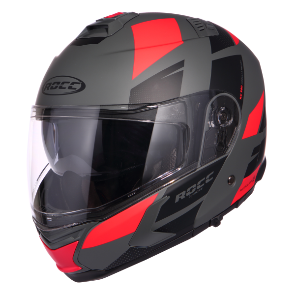 ROCC 982 KLAPPHELM MATT rot oder grau ROCC 982 KLAPPHELM MATT rot oder grau