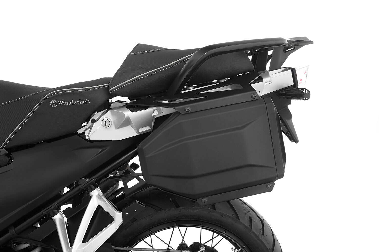 Wunderlich Werkzeugbox für Modelle ohne Kofferträger Schloss codierbar - schwarz - Für original BMW Schlüssel