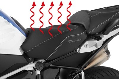 Wunderlich Fahrer Sitzbank AKTIVKOMFORT - mit Sitzheizung Smart Plug & Play - schwarz - hoch  für R 1250 GS / R 1250 GS Adventure