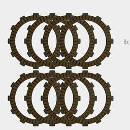 SBS KUPPLUNGSET FÜR BMW F 650 CS / Dakar `99-03