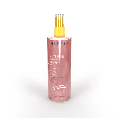 CHOGAN Aurodhea GLITTERAIN – Pink Shimmer Body Spray