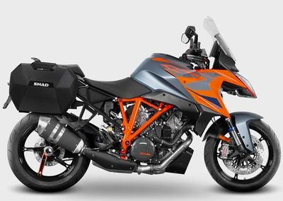 KTM Super Duke GT 20-24 SHAD SH38X Carbon Expandierbare Seitenkoffer Set inkl. Träger