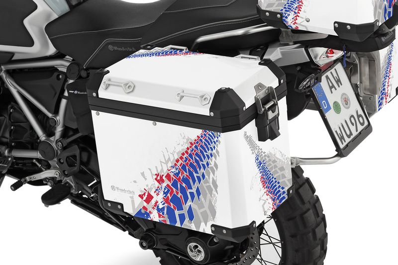 Wunderlich Exklusiver Dekorsatz für original Aluminium Koffer – Design Edition - Track I