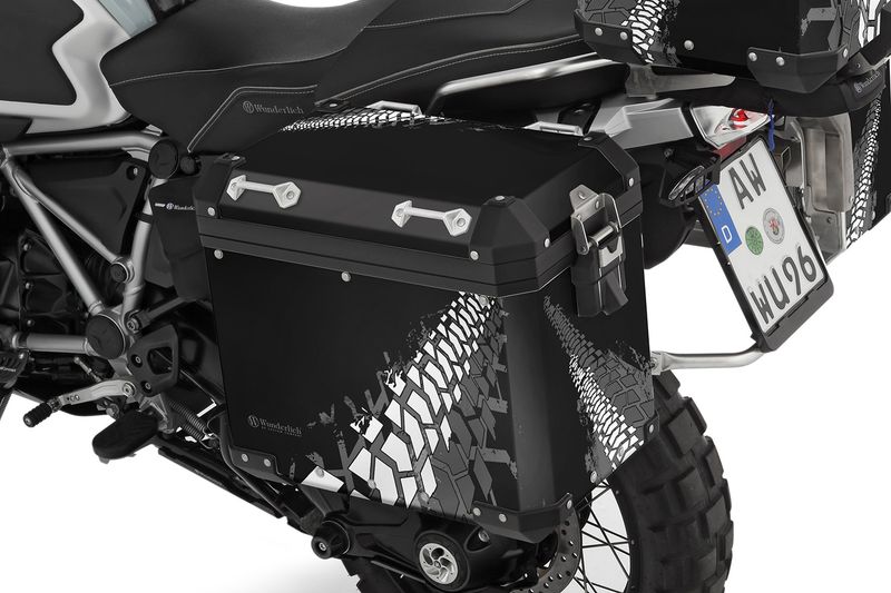 Wunderlich Exklusiver Dekorsatz für original Aluminium Koffer – Design Edition - Track II