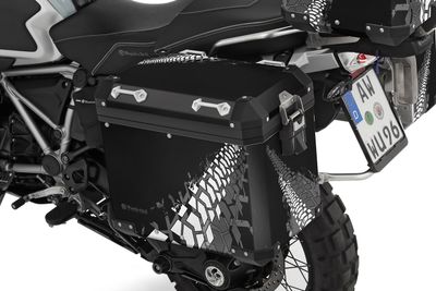 Wunderlich Exklusiver Dekorsatz für original Aluminium Koffer – Design Edition - Track II