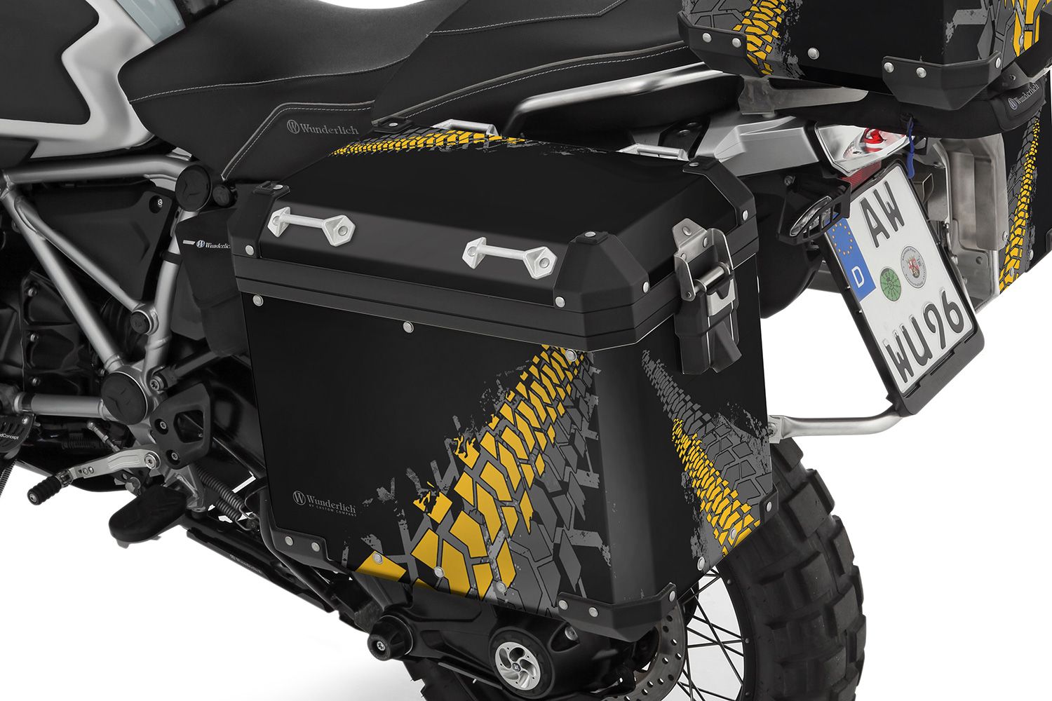 Wunderlich Exklusiver Dekorsatz für original Aluminium Koffer – Design Edition - Track IV
