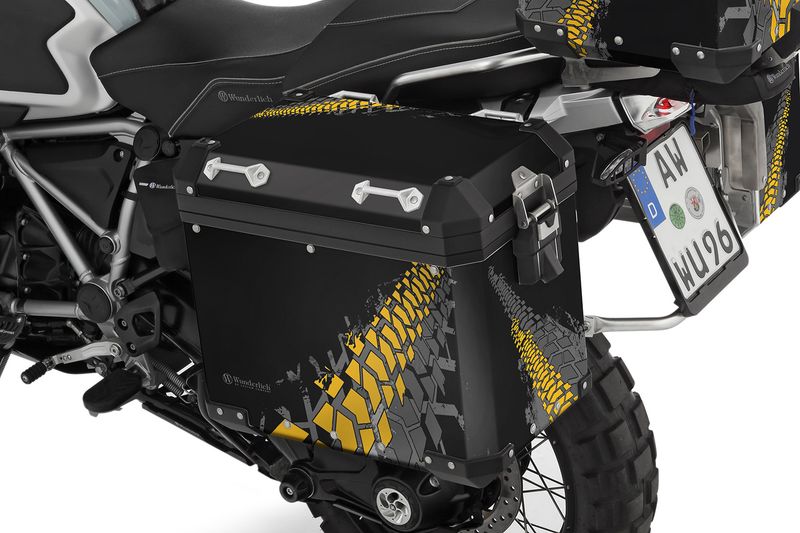 Wunderlich Exklusiver Dekorsatz für original Aluminium Koffer – Design Edition - Track IV