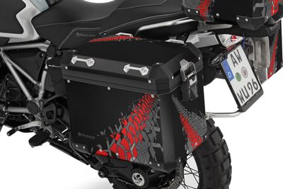Wunderlich Exklusiver Dekorsatz für original Aluminium Koffer – Design Edition - Track III