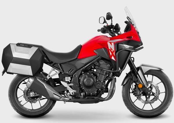 Honda NX500 ( 24- ) SHAD SH38X Aluminium Expandierbare Seitenkoffer Set inkl. Träger