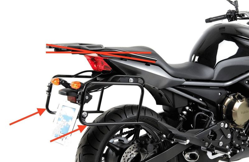 Hepco&Becker Seitenkofferträger Lock-it schwarz für Yamaha XJ 6 Diversion (2013-2016) Hepco&Becker Seitenkofferträger Lock-it schwarz für Yamaha XJ 6 Diversion (2013-2016)