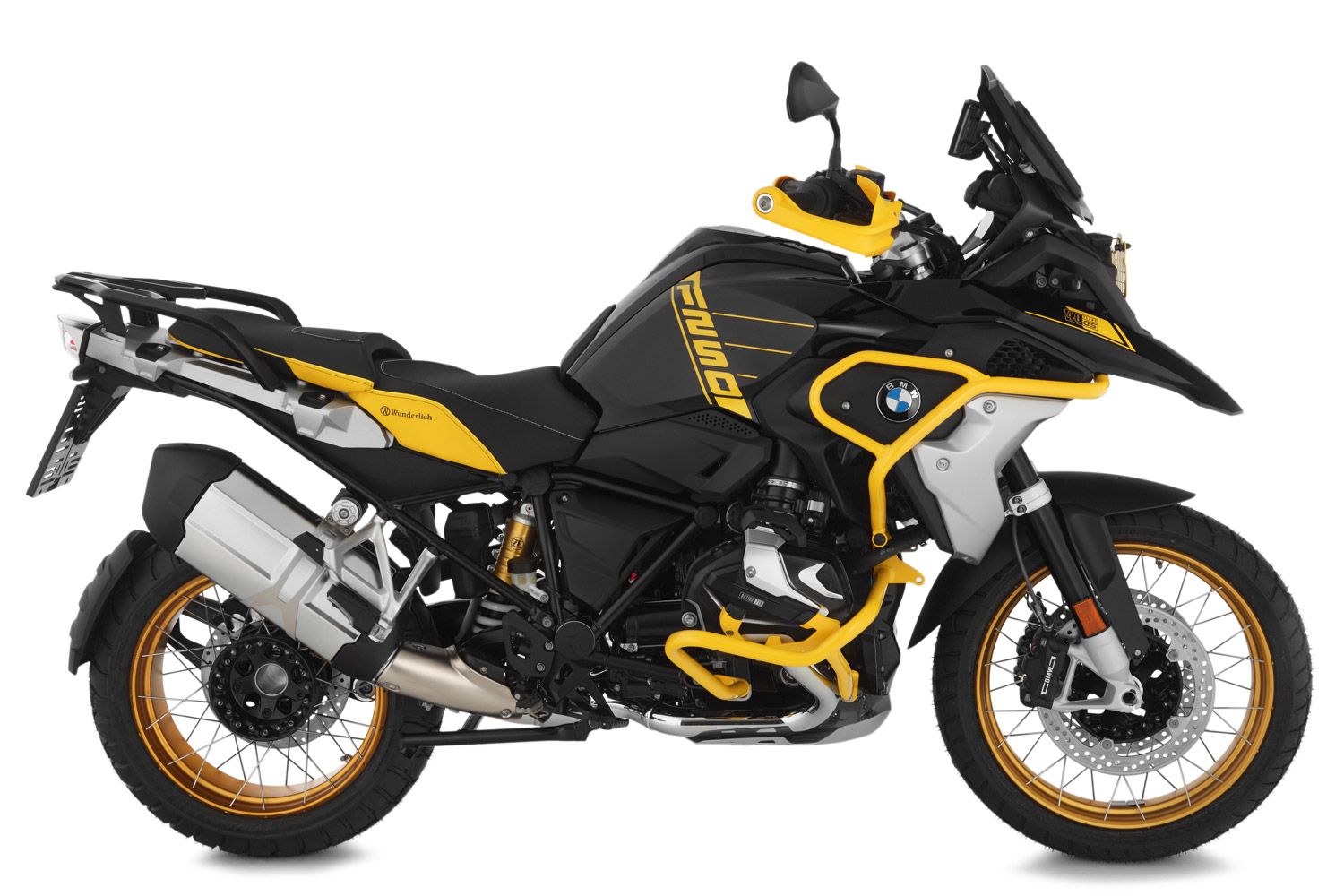Wunderlich Motorschutzbügel VA BMW R 1250 GS - gelb | Edition 40 Years GS