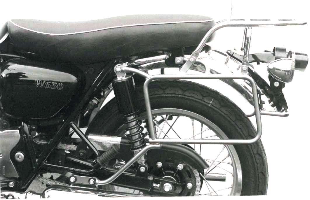 Hepco&Becker Komplettträgerset  chrom für Kawasaki W 650 (1999-2006)/W 800 (2011-2016)