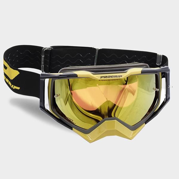 ProGrip MX-Brille 3309 grau/gold/schwarz