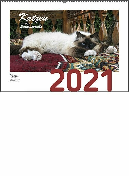 Wandkalender "Katzen der Seidenstraße 2021" - ausverkauft