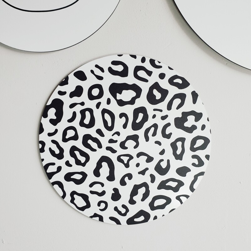 Muurcirkel Panter Print 20cm