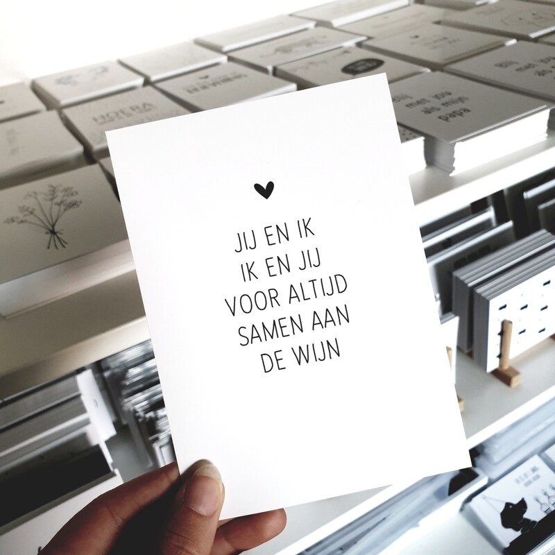 Kaart Samen aan de wijn Kaart Samen aan de wijn
