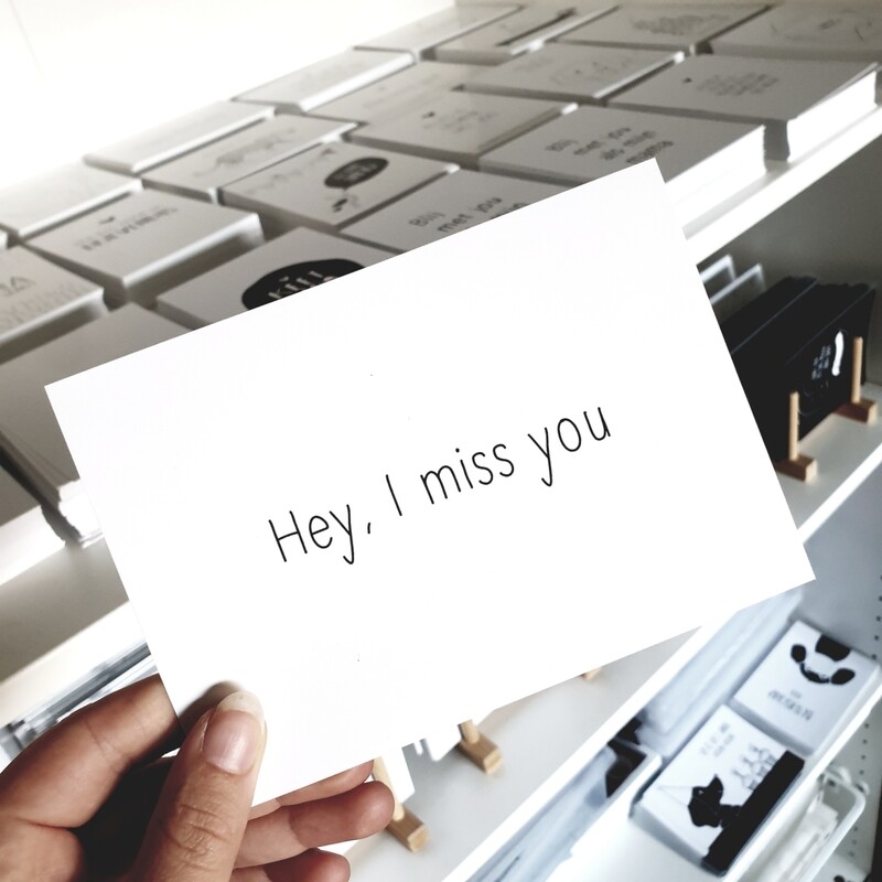 Kaart I Miss You Kaart I Miss You