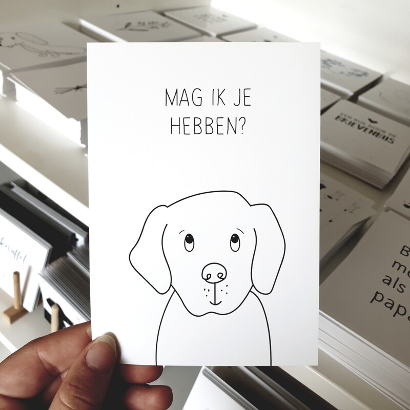 Kaart Labrador Mag Ik Je Hebben Kaart Labrador Mag Ik Je Hebben