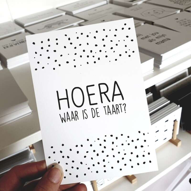 Kaart Verjaardag Hoera Kaart Verjaardag Hoera