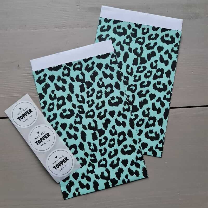 Kado inpak zakjes Panterprint 4 STKS