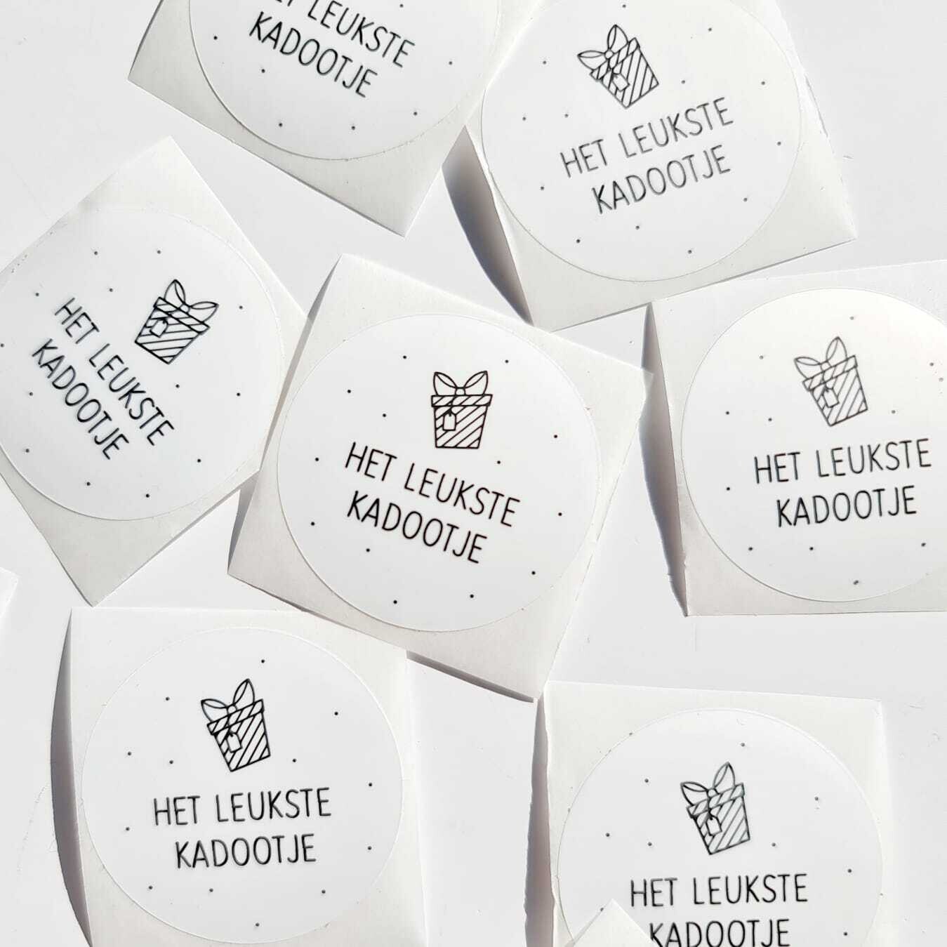 Stickers Leukste Kadootje STKS