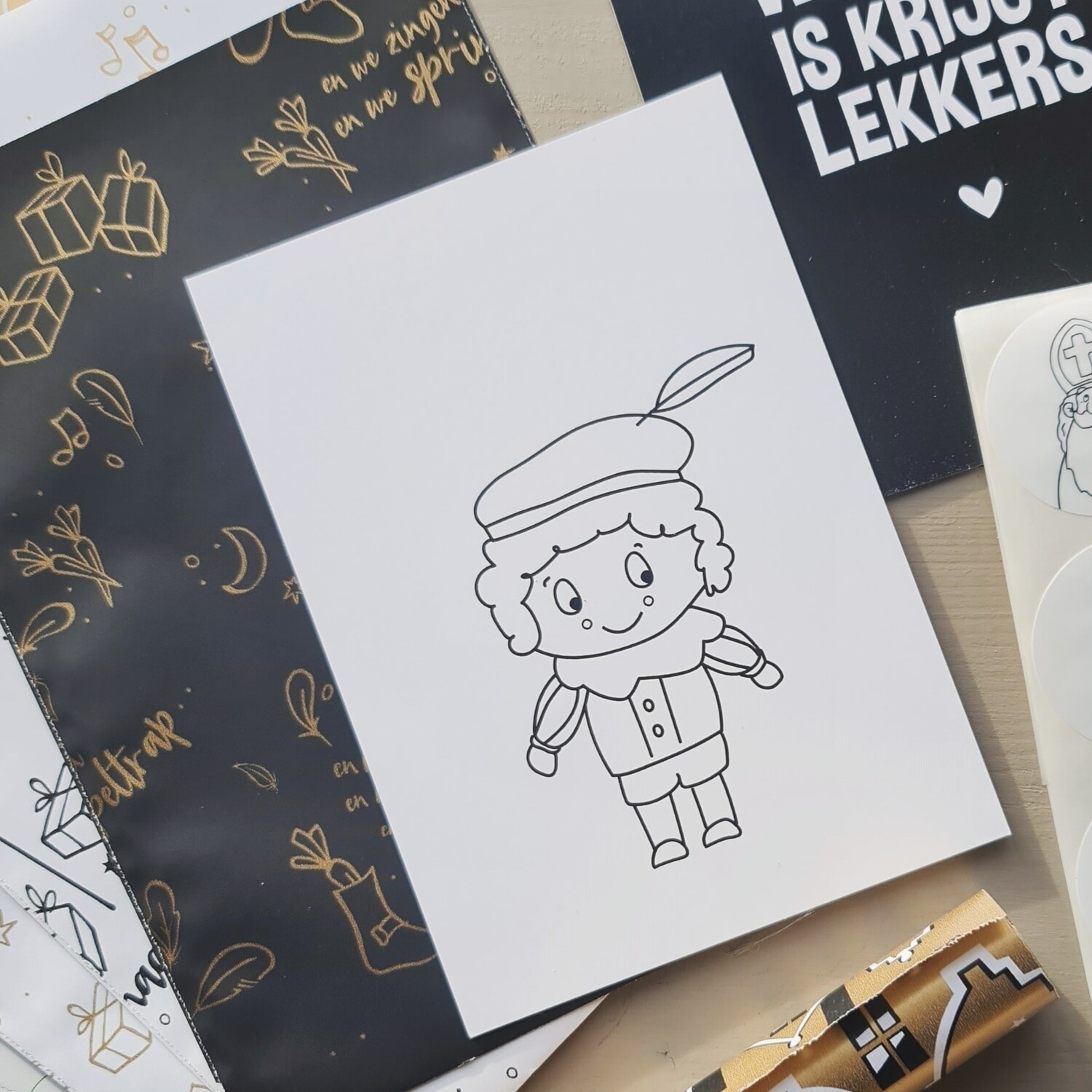 Kaart Piet Sinterklaas