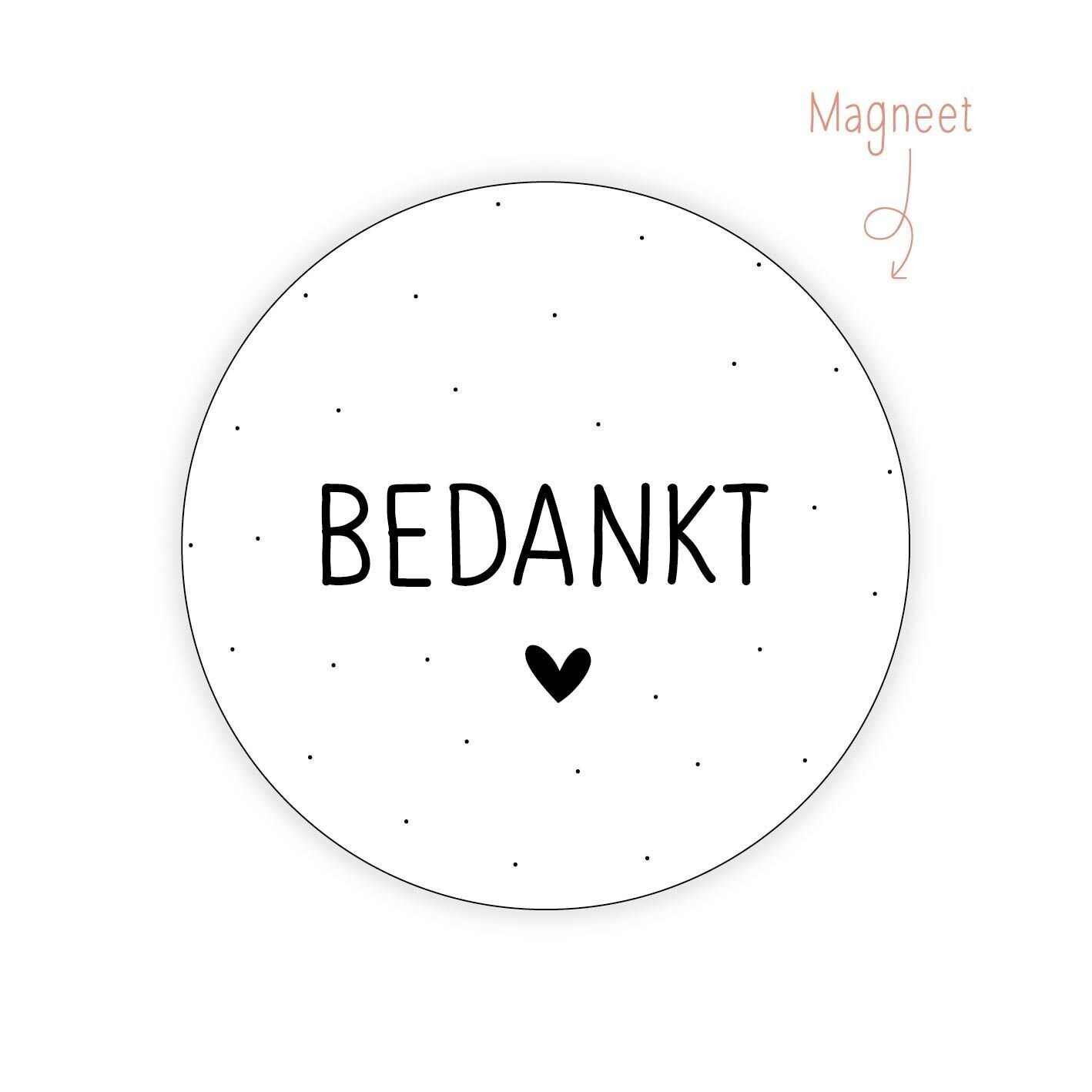 Magneet Bedankt