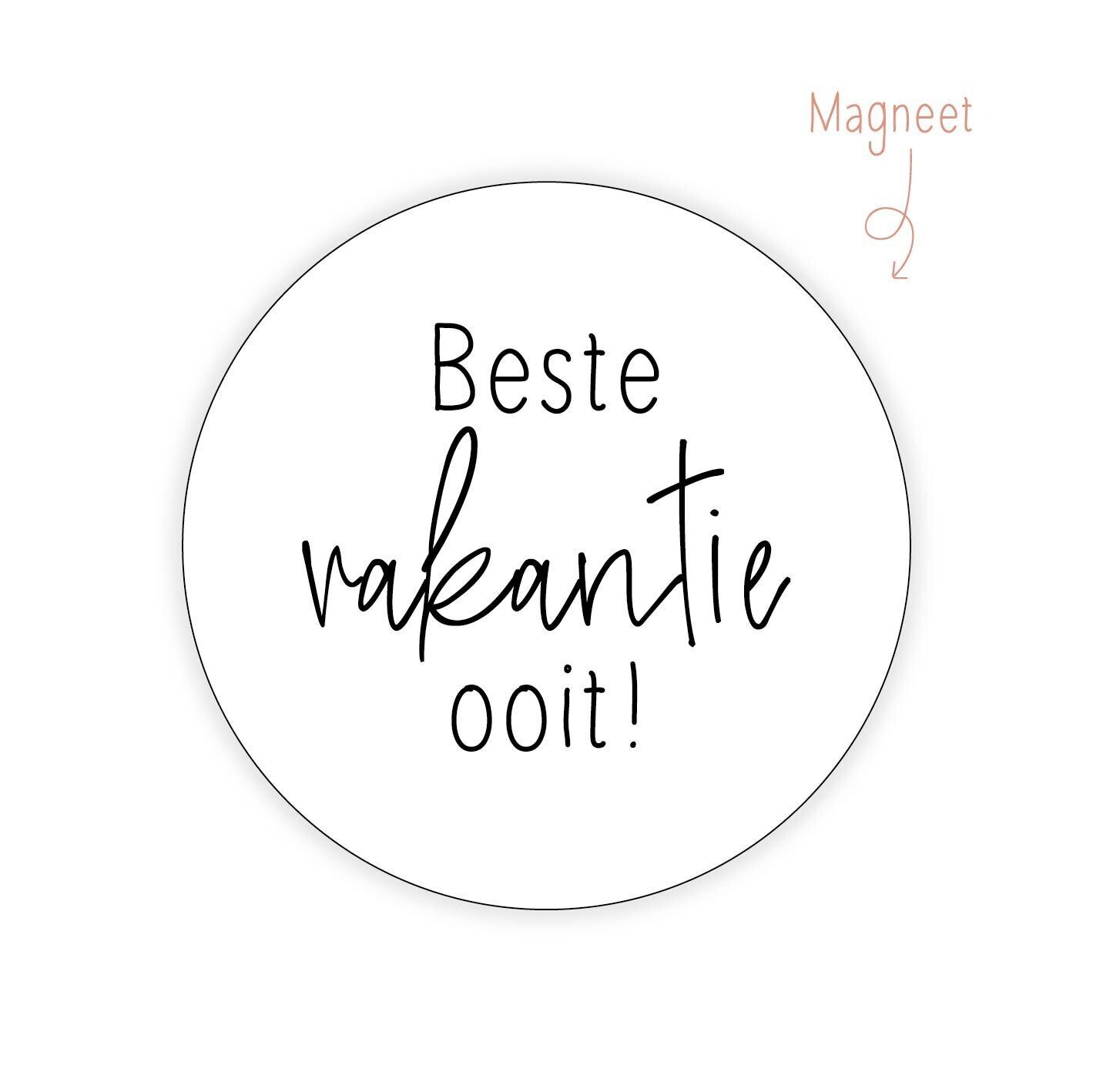 Magneet Beste Vakantie Ooit