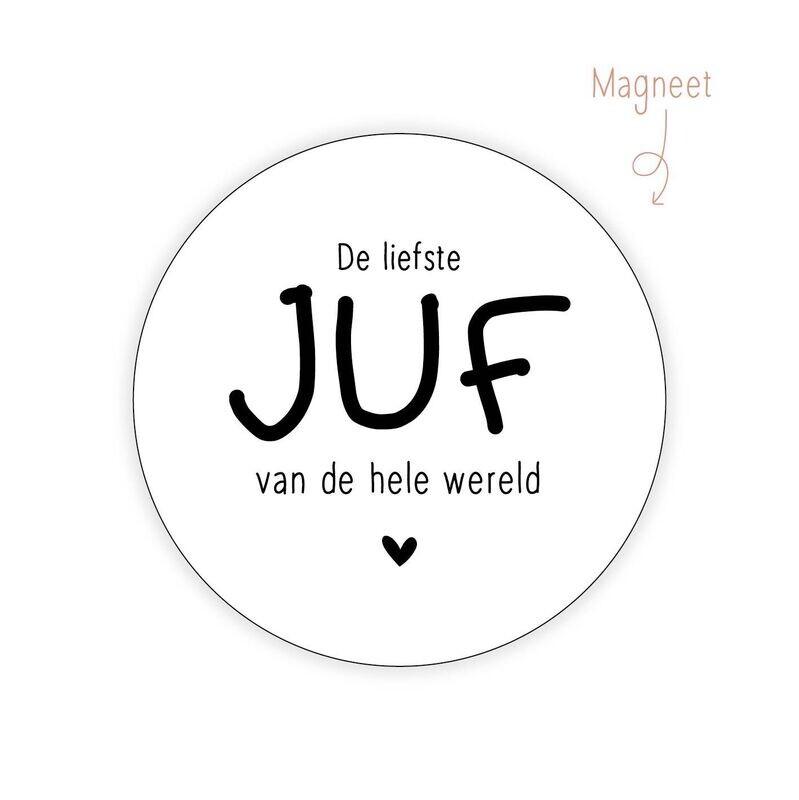 Magneet Beste Juf