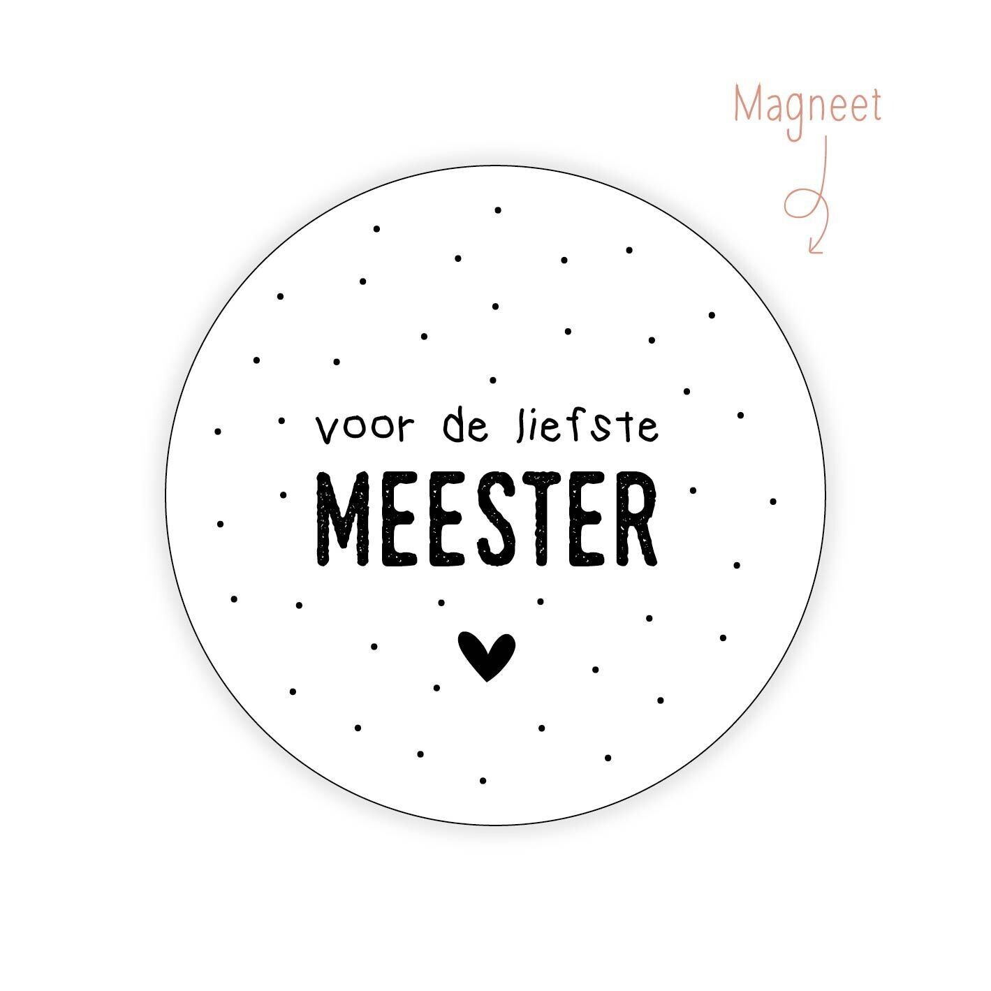 Magneet Liefste Meester