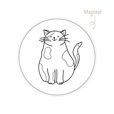 Magneet Poes Kat