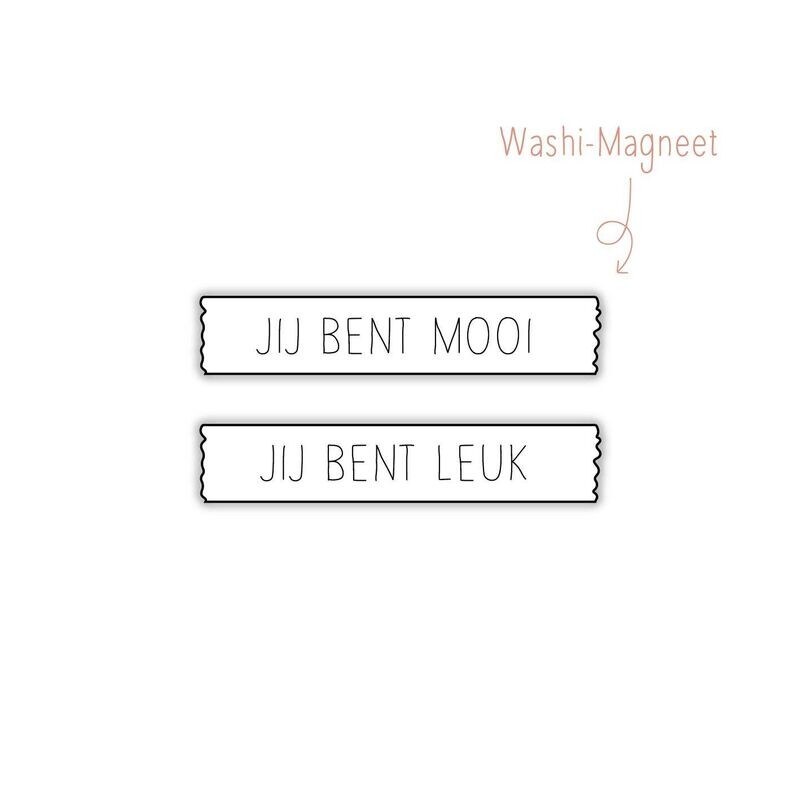 Washi Magneet Complimenten