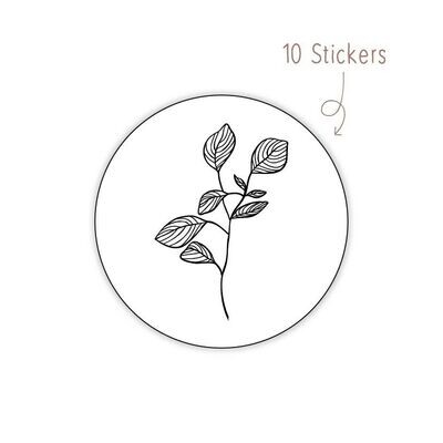 Stickers Eucalyptus 10 STKS